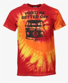 Wbbo Bus Logo , Tie Dye Blaze Pattern, Short Sleeve - Active Shirt, HD Png Download, Free Download