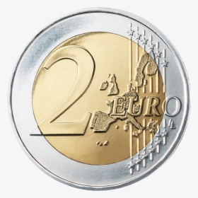 Euro Coins Png - 2 Euro Coin Png, Transparent Png, Free Download