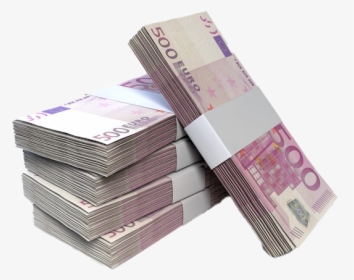 Euro No Background - Stack Of Cash Png, Transparent Png, Free Download