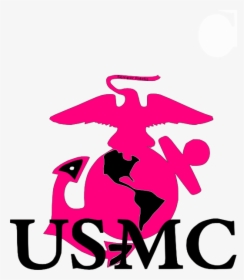 Marine Corp Logo Svg Clipart , Png Download - Usmc Eagle Globe And Anchor Black, Transparent Png, Free Download