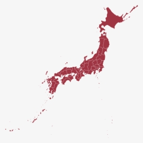 Japan Map Black And White, HD Png Download, Free Download