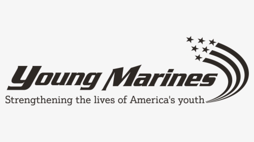Logo Primary Black Tag Png, Young Marines With - Young Marines, Transparent Png, Free Download