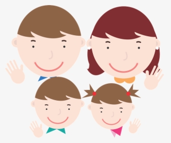 Family Face Cartoon Png, Transparent Png, Free Download