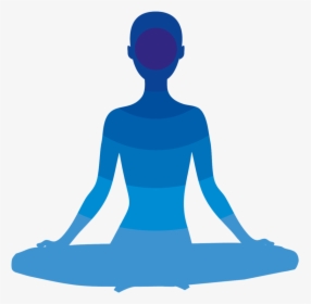 Sitting Third Eye - Meditation With Lotus, HD Png Download, Free Download