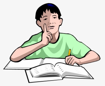 Plagiarism Copy1 On Emaze - Student Study Image Cartoon, HD Png Download, Free Download