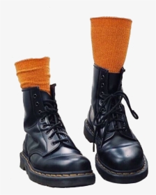 Orange Dress Shoes Png - Doc Martens Socks, Transparent Png, Free Download