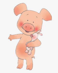 Wibbly Pig Holding Piglet - Wibbly Pig Transparent, HD Png Download, Free Download