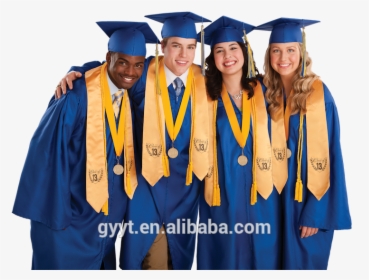 Wholesale Packaged Graduation Gown Cap Tassel Stole - Graduation Ceremony, HD Png Download, Free Download
