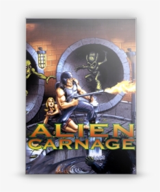 Alien Carnage Box , Png Download - Alien Carnage Pc, Transparent Png, Free Download