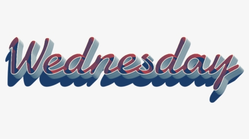 Wednesday 3d Name Logo Png - Graphic Design, Transparent Png, Free Download