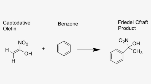 Friedel Crafts Reaction Of Benzene With 1 Nitrovinyl - Friedel Craft Reaction Alcohol, HD Png Download, Free Download