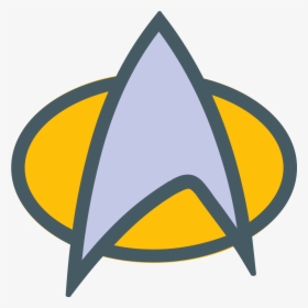 Computer Icons Badge Symbol Star Trek Communicator - Star Trek Next Generation Icon, HD Png Download, Free Download