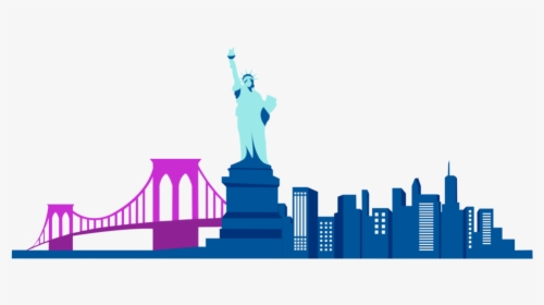 Nyc Skyline - Modern New York Skyline Silhouette, HD Png Download, Free Download