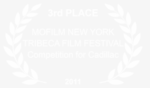 Mofilm Tribeca Cadillac 2011 - Johns Hopkins Logo White, HD Png Download, Free Download