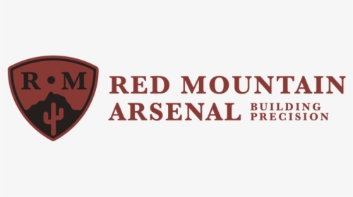 Red Mountain Arsenal Logo Tagline One Color On Black, HD Png Download, Free Download