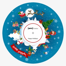 Happy Holidays - Circle, HD Png Download, Free Download