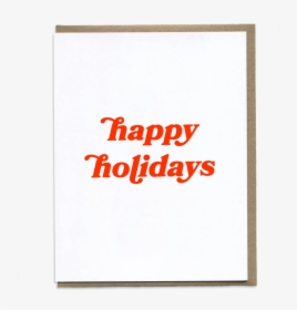 Happy Holidays Greeting Card"  Class="lazyload"  Data - Paper, HD Png Download, Free Download