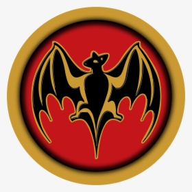 Bacardi Logo , Png Download - Red Logo With Bat, Transparent Png, Free Download