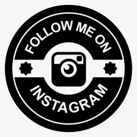 Follow Me On Instagram Retro Badge - Follow Me On Instagram Logo, HD Png Download, Free Download