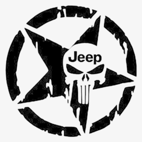 Jeep Punisher Star Products - Punisher Skull, HD Png Download, Free Download
