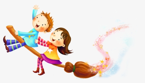 Cute Dreamy Lovely Couples , Png Download - صور اطفال كرتون, Transparent Png, Free Download