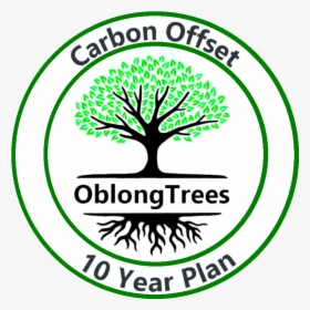 Oblong Carbon Offset Logo - Circle, HD Png Download, Free Download