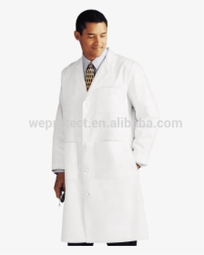 Cotton Acid Resistant Doctor Lab Gown Apron Lab Coat - Lab Coat Back, HD Png Download, Free Download