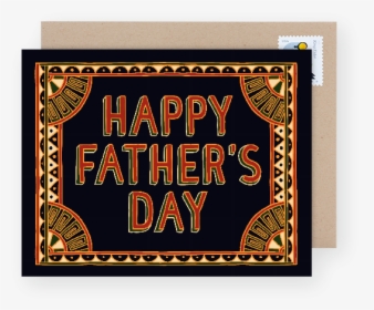 Patterned Father"s Day Card - Visual Arts, HD Png Download, Free Download