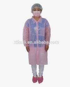 Disposable Non Woven Pink Lab Coat - Cosplay, HD Png Download, Free Download