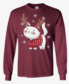 Ugly Christmas Sweater Cat Reindeer Antlers Headband - Ot T Shirt Designs, HD Png Download, Free Download
