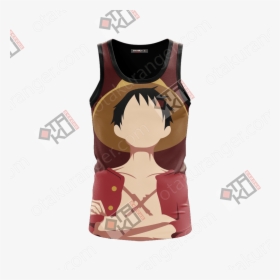 One Piece Monkey D - Active Tank, HD Png Download, Free Download