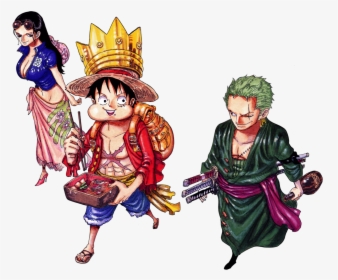 Luffy And Robin Fanart, HD Png Download, Free Download