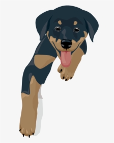 Kawaii Dog Clipart Clipart Library Stock Husky Clipart - Kawaii Rottweiler, HD Png Download, Free Download