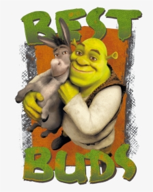 Shrek Buds Men"s V Neck T Shirt"  Class= - Shrek And Donkey Png, Transparent Png, Free Download