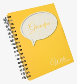 Write To Remember Grandpa Interview Journal - Gratitude Journal Png, Transparent Png, Free Download