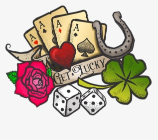 Lucky Games Tattoo, HD Png Download, Free Download