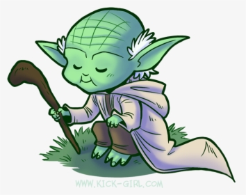 Yoda By Valval Pluspng - Cute Yoda Drawing, Transparent Png, Free Download