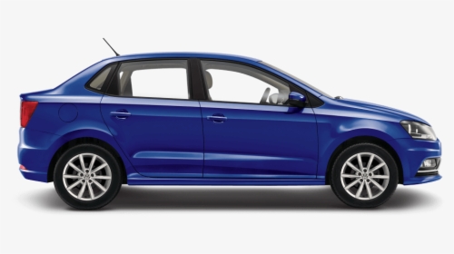 Volkswagen Ameo Lapiz Blue - Volkswagen Ameo Car, HD Png Download, Free Download