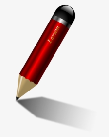 Transparent Pencil Clipart - Red Pencil, HD Png Download, Free Download