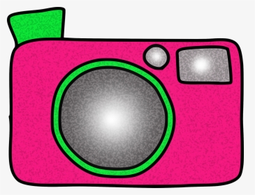 Camera Clipart Pink - Drawing, HD Png Download, Free Download