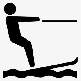 Water Sport - Water Skiing Clip Art, HD Png Download, Free Download