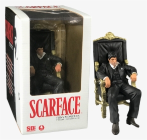 Tony Montana In Chair 7” Figure - Sd Toys Tony Montana, HD Png Download, Free Download