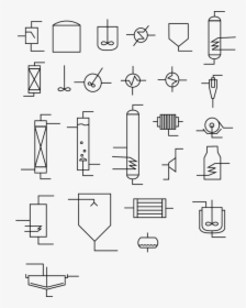 Chemical Engineering Equipment Symbols, HD Png Download, Free Download