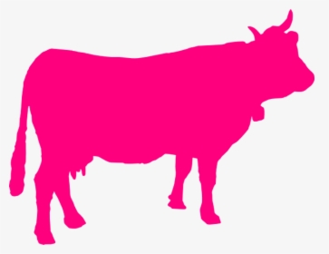 Cow Silhouette Transparent Background Clipart , Png - Silhouette Cow Png Clipart, Png Download, Free Download