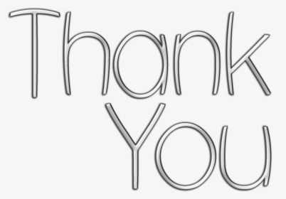 Transparent Thank You - Line Art, HD Png Download, Free Download