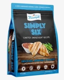 Triumph Dog Simplysix Chicken 3lb - Dog Food, HD Png Download, Free Download