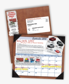 New Direct Mail Product Leatherette Calendar Sample - Label, HD Png Download, Free Download