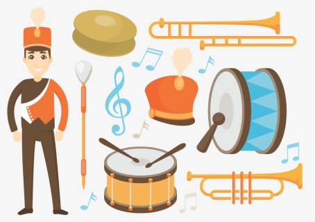 Marching Band Icons Vector - Marching Band Png, Transparent Png, Free Download