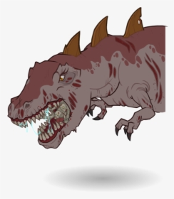 Monster Undead Tyrannosaurusrexzombie - Cartoon, HD Png Download, Free Download