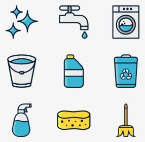Icon Pack Png Cleaning, Transparent Png, Free Download